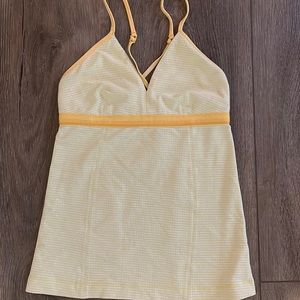 Yellow Lulu lemon Tank Top